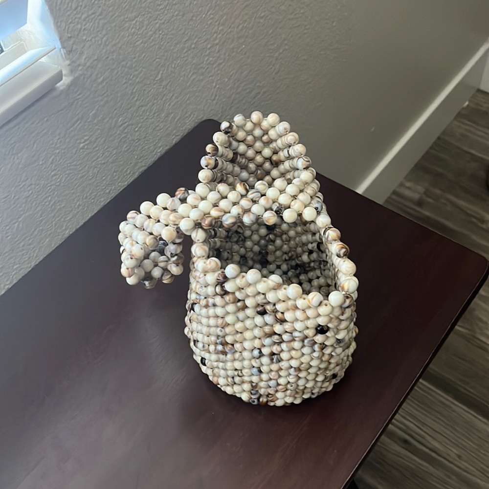 Fully beaded handbag purse